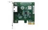 Сетевая карта QNAP Сетевая карта/ QXG-2G1T-I225 1-port 2.5 GbE network expansion card, Controller I225-LM, PCIe Gen2 x1, 3 x Brackets included (Full-height,