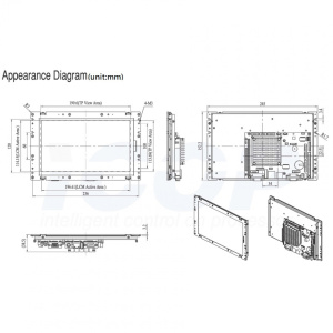 Безвентиляторный панельный компьютер VOX-090-TS-N8M-B5GM