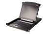 КВМ консоль ATEN 8-Port PS/2-USB VGA Single Rail 17.3" 1920 x 1080 @ 60 Hz LCD KVM Switch
