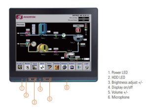 Промышленный панельный компьютер GOT115-319-N4200-C-DC, дисплей 15" XGA TFT LCD, 1024 x 768, процессор Intel® Pentium® N4200, до 2.5 ГГц, DDR3L-1600 Г