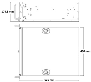Российский промышленный стоечный компьютер FRONT R2600, на базе процессора Intel Core i5-10500 / 2U / RAM 8 Гб DDR4 / SSD 512 Гб / LAN 2 x 10/100/1000
