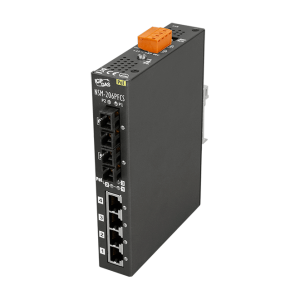 Коммутатор 4 x PoE 10/100BaseTX, одномод, 2 оптических порта, разъем SC, металлический корпус
