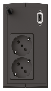 Источник бесперебойного питания Сайбер Электро СТАРТ ПЛЮС-850ВА-ЕВРО Линейно-интерактивный 850ВА/425Вт. RS-232(2 EURO) (12В /5Ач.)