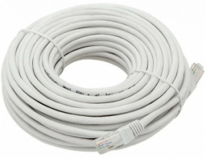 Патч-корд Premier 5-970 UTP 4 пары cat5E solid CCA molded 10м белый RJ-45 (m)-RJ-45 (m)