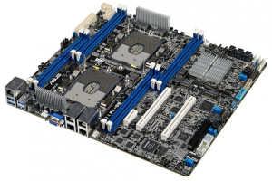 серверная материнская плата ASUS Z11PA-D8,DP XEON,C621,CEB,8DIMM,3PCIE (после СЦ, неоригинальная коробка, некомплект)