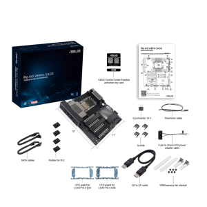 Материнская плата ASUS PRO WS W890-SAGE LGA4710 EEB 8xDDR5 7xPCIEx16