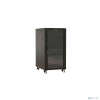 Шкаф серверный Hyperline (TTBR-2261-AS-RAL9004) напольный 22U 600x1000мм пер.дв.стекл задн.дв.спл.стал.лист 2 бок.пан. 1000кг черный