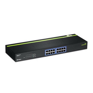 Коммутатор TRENDnet Bad Pack 16-port Gigabit GREENnet Switch(Rack Mount) RTL {5}