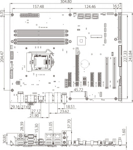Промышленная материнская плата IMBA-C2260-i2, форм-фактор ATX, сокет Intel LGA 1150 для процессоров Core i3/Xeon E3/Pentium/Celeron, до 32Гб DDR3/DDR3