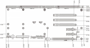 Кросс-плата PE-7S, PICMG 1.3, 7 слотов, слоты расширения: 1xPICMG, 1xPCI-E x16, 2xPCI-E x1, 3xPCI
