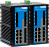 Управляемый промышленный Full Gigabit Ethernet коммутатор 3 уровня, 8 x 1G RJ45, 8 x 1G SFP, 4 x 10G SFP+, питание 2 x 12~48VDC, монтаж на DIN-рейку