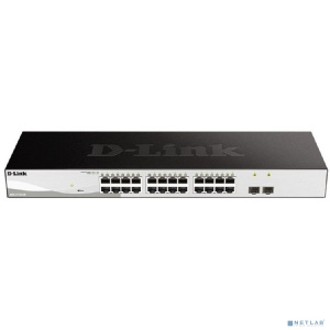 D-Link DGS-1210-26/F3A Настраиваемый L2 коммутатор с 24 портами 10/100/1000Base-T и 2 портами 1000Base-X SFP