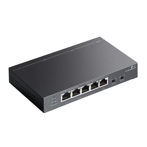 коммутатор TP-Link TL-SG1005P-PD, 5-Port Gigabit Desktop Switch with 1-Port PoE++ In and 4-Port PoE+ Out