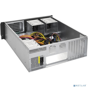 Exegate EX293899RUS Серверный корпус ExeGate Pro 3U450-09 <RM 19", высота 3U, глубина 450, БП 2U-400ADS, USB>