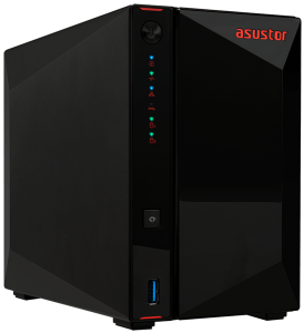 НАС сервер ASUSTOR AS5202T 2-Bay NAS/Media player/Intel Celeron J4005 2.0GHz up to 2.7GHz (Dual-Core), 2GB SO-DIMM DDR4, noHDD(HDD,SSD),/2x 2,5Gb (LA