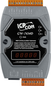 Преобразователь Modbus TCP/RTU/ASCII Slave в DeviceNet Master