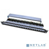 Hyperline PP3-19-24-8P8C-C5E-SH-110D Патч-панель 19", 1U, 24 порта RJ-45 полн. экран., категория 5e, Dual IDC, ROHS, цвет черный Hyperline PP3-19-24-8P8C-C5E-SH-110D Патч-панель 19", 1U, 24 порта RJ-45 полн. экран., категория 5e, Dual IDC, ROHS, цвет черный