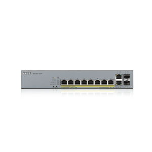 Коммутатор Zyxel Networks Smart L2 PoE+ для IP-видеокамер Zyxel NebulaFlex Pro GS1350-12HP, rack 19", 10xGE (8xPoE+), 2xSFP, бюджет PoE 130 Вт, питание до 250м, авто Коммутатор Zyxel Networks Smart L2 PoE+ для IP-видеокамер Zyxel NebulaFlex Pro GS1350-12HP, rack 19", 10xGE (8xPoE+), 2xSFP, бюджет PoE 130 Вт, питание до 250м, авто