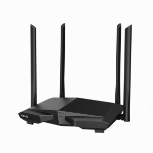 Маршрутизатор Tenda AC6 Двухдиапазонный WiFi роутер AC1200 до 300 Мбит/с на 2,4 ГГц + до 867 Мбит/с до 5 ГГц, LAN 3x100 Мбит/с, WAN 1x100 Мбит/с, 4*5d