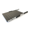 Полка Hyperline Hyperline TSS3-800-RAL9004 Полка выдвижная c 19'' креплением, глубина 800 мм, нагрузка до 20 кг, для шкафов TTB глубиной 1000-1200мм,