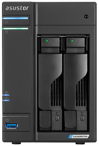 сетевое хранилище ASUSTOR AS6602T 2-Bay NAS/Media player/Intel Celeron J4125 2.0GHz up to 2.7GHz (Quad-Core), 4GB SO-DIMM DDR4, noHDD(HDD,SSD),/2x1GbE