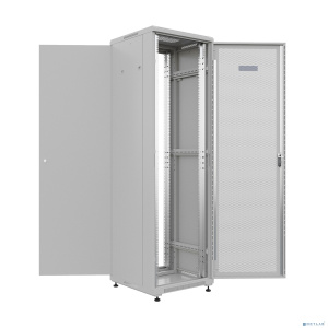 NTSS Шкаф напольный универсальный серверный NTSS R 42U 600х600мм, 4 профиля 19, двери перфорированная и сплошная металл, боковые стенки съемные, регул