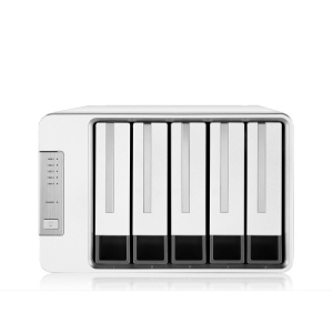 Система хранения данных TerraMaster D5-300C DAS tower/ 2xHDDs RAID0,1,SD+3HDDs SD only/up to 5 HS SATA(3,5' or 2,5')/1xUSB3.1 Type-C gen1/1xPS/1YW (су