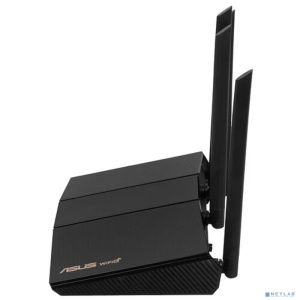 Роутер беспроводной ASUS RT-AX57 4 LAN, 1000 Мбит/с, 4 (802.11n), 5 (802.11ac), 6 (802.11ax), IPv6 черный