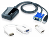 КВМ переключатель ATEN Laptop USB KVM Console Crash Cart AdapterVC925 kit