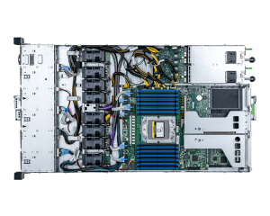 Серверная платформа MSI S4056X171RAU12 Rack 1U, 1xAMD EPYC 9005/9004, 24xDDR5/5200, 12x2.5" U.2 NVMe, 2xM.2 2280/22110 PCIe3x2, Mgmt 1GbE, 2x1500W, Ra