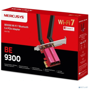 Mercusys MA47BE Адаптер PCI Express с поддержкой Wi-Fi 7 BE9300 и Bluetooth 5.4