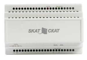 (597) Бастион SKAT-12-4.0 DIN (СКАТ ИБП-12/4-DIN) источник питания 12В 4А АКБ внешн. 1х17-26Ач