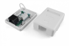 Hyperline SB1-1-8P8C-C5e-WH Розетка компьютерная RJ-45(8P8C), категория 5e, одинарная, внешняя, Dual IDC Hyperline SB1-1-8P8C-C5e-WH Розетка компьютерная RJ-45(8P8C), категория 5e, одинарная, внешняя, Dual IDC