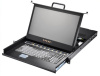 Консоль для стойки 19" AMK516-17WCBRUD, высота 1U, TFT LCD 17,3", 1920x1080, PS2 / USB, 16 x KVM входов, русифицированная клавиатура, тачпад, 24 ~ 48В