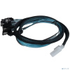 Procase CBL-SLSAS8-8SATA-10 Кабель для подключения корзин, SFF-8654 (Slimline SAS x8) к 8* SATA , 100 cm