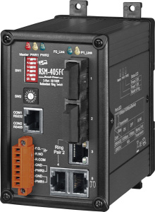 Коммутатор 3 x 10/100BaseTX, 2 x 100BaseFX, многомод, разъем SC, кольцевое резервирование, металлический корпус