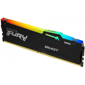Kingston 16GB 6000MT/s DDR5 CL40 DIMM FURY Beast RGB KF560C40BBA-16 Kingston 16GB 6000MT/s DDR5 CL40 DIMM FURY Beast RGB KF560C40BBA-16