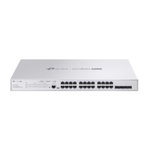 Коммутатор TP-Link SMB TP-Link S5500-24GP4XF Управляемый Omada Pro уровня 2+ с 24 гигабитными портами PoE+ и 4 портами SFP+