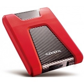 Жесткий диск A-DATA Portable HDD 2Tb HD650 AHD650-2TU31-CRD {USB 3.1, 2.5", Red}
