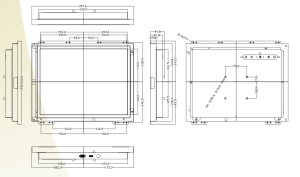 Бескорпусный монитор R15L110-OFC3HB/GS, 15", 1024 x 768, 1000 нит, 1x VGA (D-sub 15), 1x S-Video, 1x Composite, HB стекло