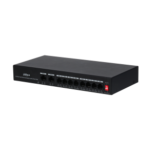 Коммутатор Dahua DH-PFS3010-8ET-65, 10-Port Fast Ethernet Switch with 8-Port PoE