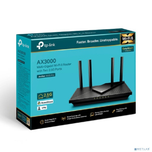 TP-Link Archer AX55 Pro Двухдиапазонный роутер Wi-Fi AX3000 с портом WAN/LAN 2,5 Гбит/с и поддержкой Mesh