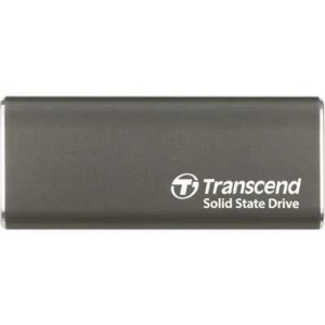 Твердотельный накопитель/ Transcend External SSD ESD265C, 2000GB, Type-C, USB 3.2 Gen2, R/W 1050/950MB/s, 81x33x7mm, два кабеля в комплекте (5 лет)