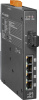 Коммутатор 4 x PoE 10/100BaseTX, 1 x 10/100BaseFX, многомод, разъем SC, металлический корпус