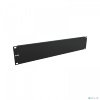 NTSS Панель 2U заглушка NTSS, крепление 19 2U, черный RAL 9005 NTSS-FUB-2U-BL