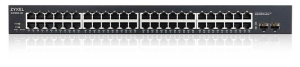 Коммутатор Smart L2 коммутатор Zyxel GS1900-48, rack 19", 48xGE, 2xSFP, кнопка сброса заводских настроек