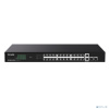 TENDA TEG1128P-24-250W Коммутатор неуправляемый PoE, 26x1 Гбит/с, PoE 24х30 Вт (до 230Вт), SFP 2х1 Гбит/с, установка в стойку