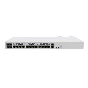 Маршрутизатор MIKROTIK CCR2116-12G-4S+ Cloud Core Router 2116-12G-4S+ with Amazon Annapurna Labs Alpine v3 AL73400 CPU (16-cores, 2GHz per core), 16GB