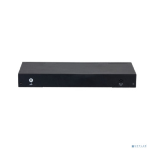 DAHUA DH-PFS3110-8ET1GT1GF-96 10-портовый неуправляемый коммутатор с PoE, 8xRJ45 10/100Mb PoE, 1xRJ45 1Gb uplink, 1xSFP 1Gb uplink, суммарно 96Вт, ком