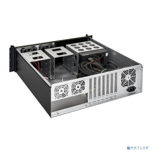Exegate EX292696RUS Серверный корпус ExeGate Pro 3U450-08 <RM 19", высота 3U, глубина 390, БП 800ADS, USB>